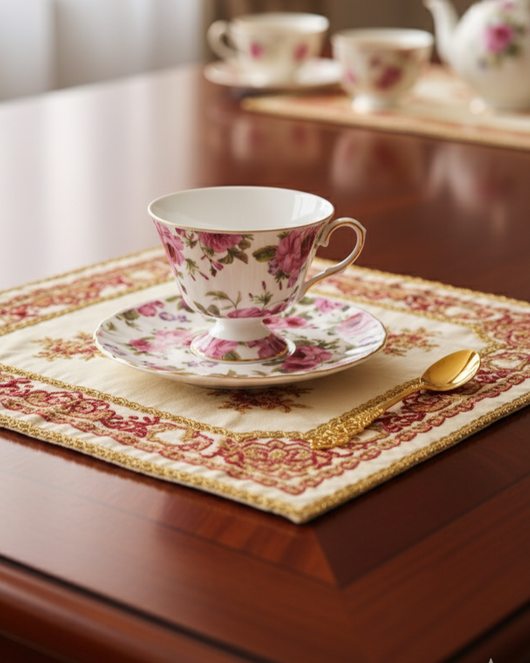 Floral Rhapsody Tea Cup & Saucer