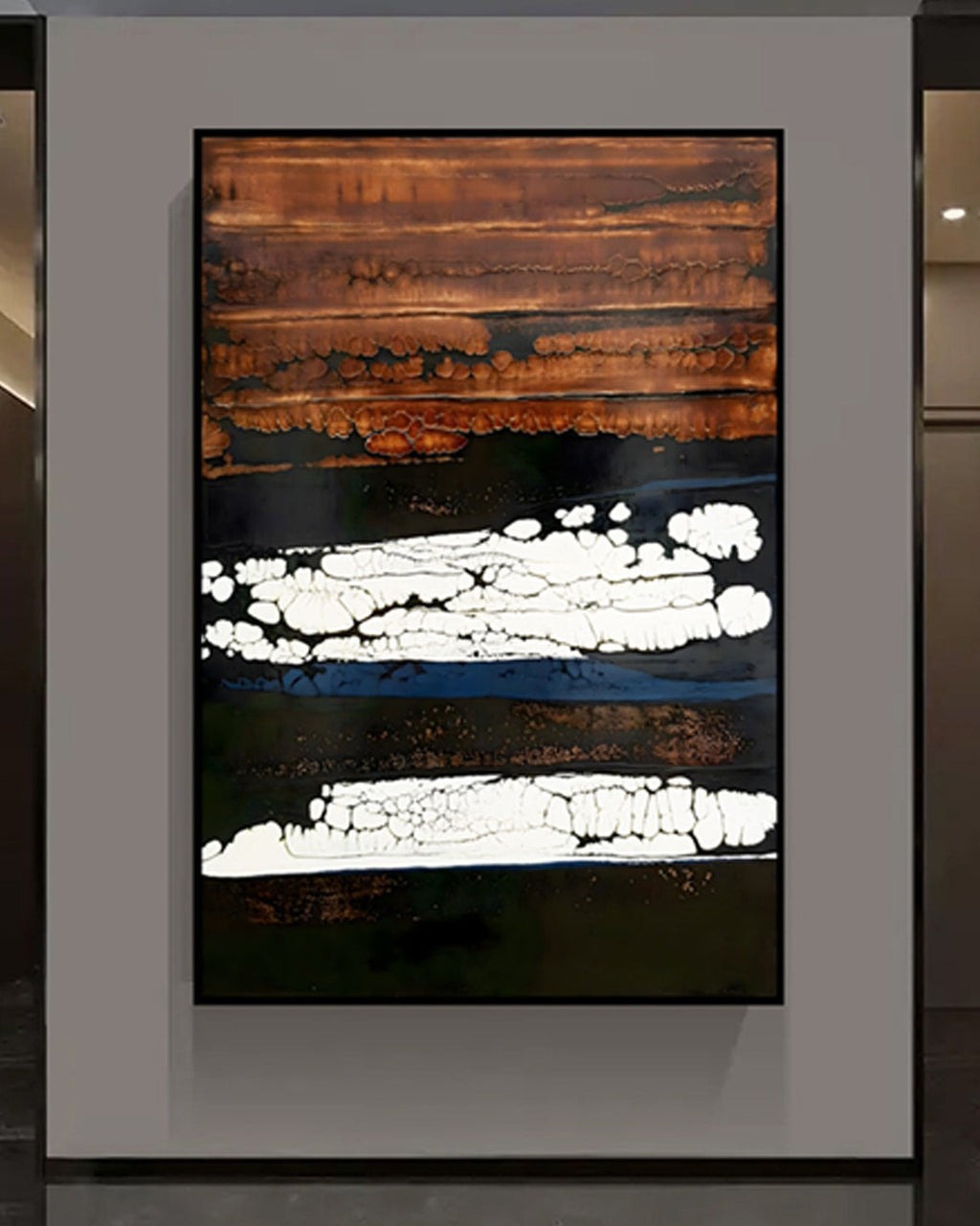 Echoes in Earth 3D Abstract Oil Painting