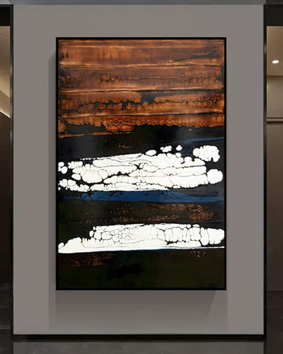 Echoes in Earth 3D Abstract Oil Painting