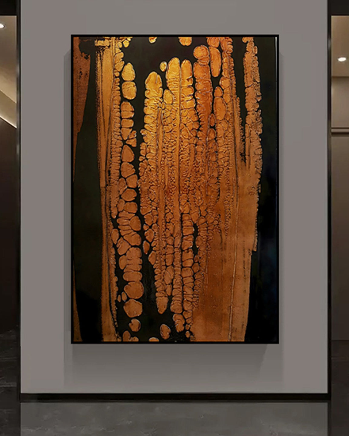 Echoes in Earth 3D Abstract Oil Painting