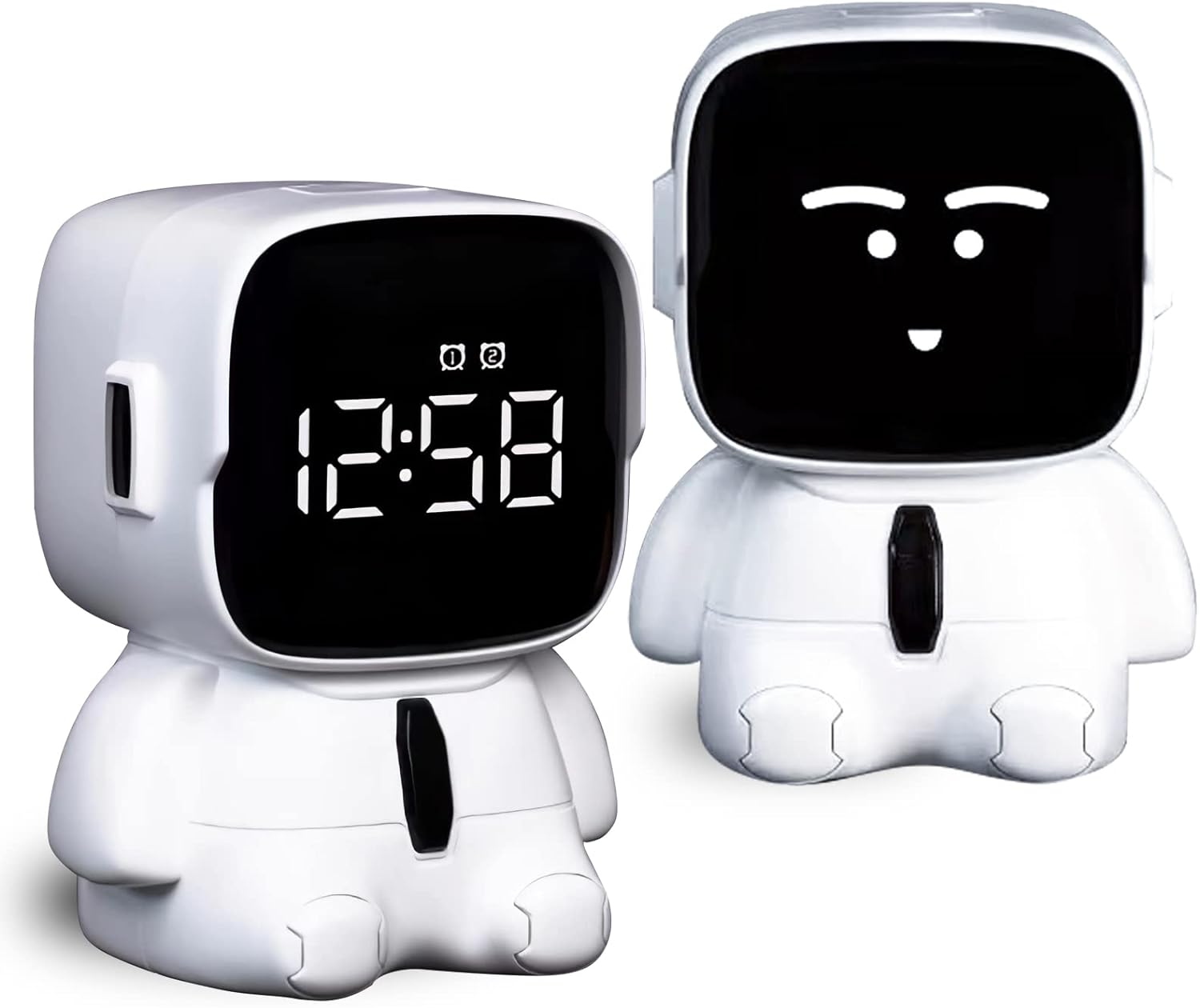 Stellar: LED Astronaut Digital Alarm Clock with Cute Expressions, Snooze Mode & Adjustable Volume for Kids & Desk D‚àö¬©cor