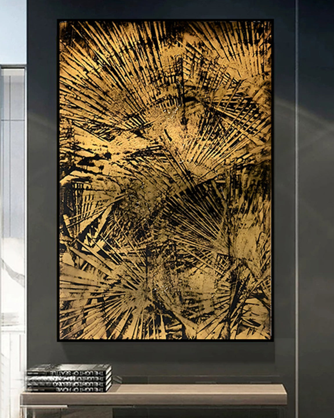 Striking 3D Abstract Oil Painting