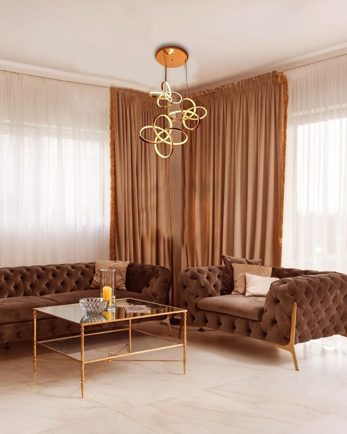 "Celestial Bloom" LED Pendant Light