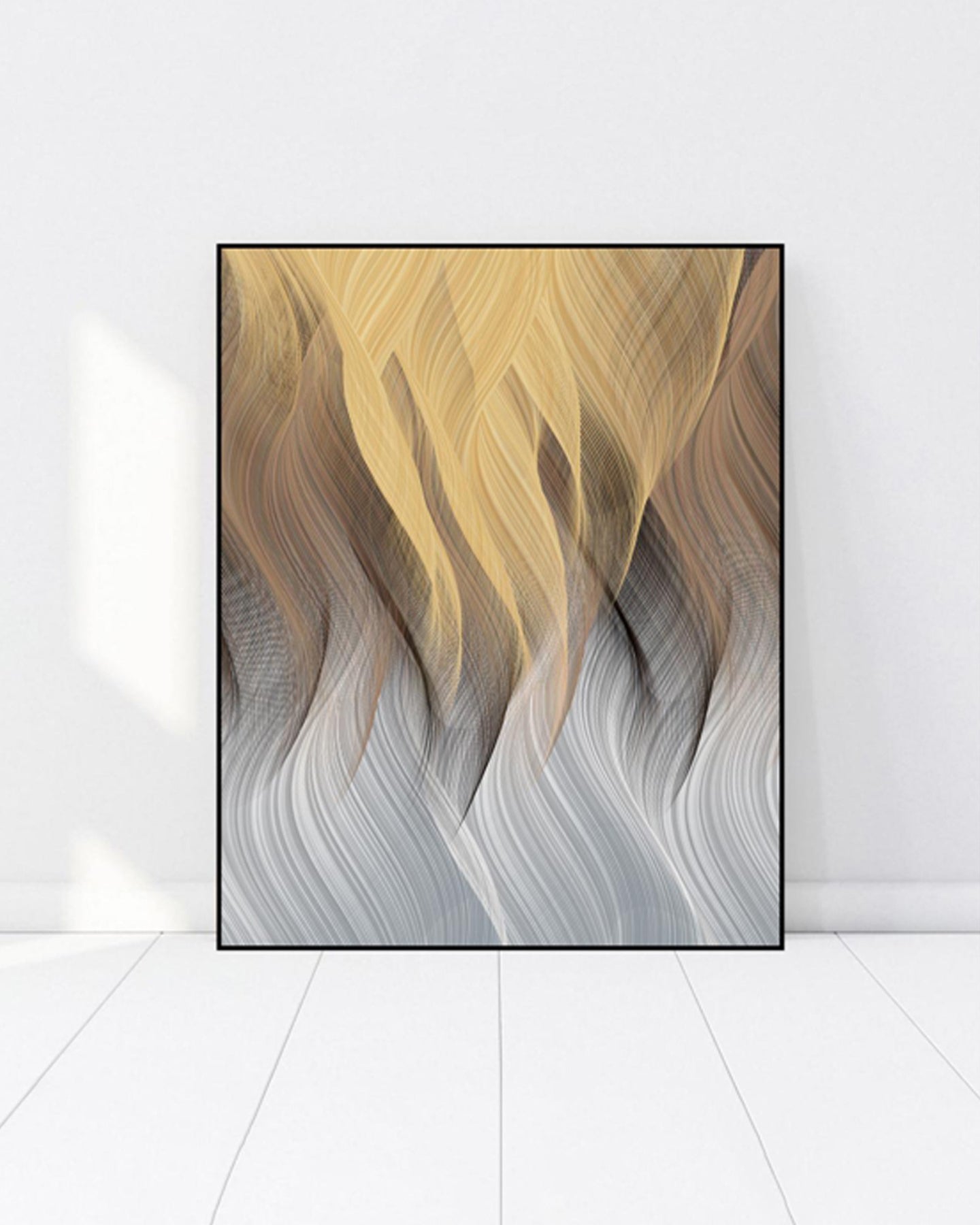 Flame 3D Abstract Oil Painting