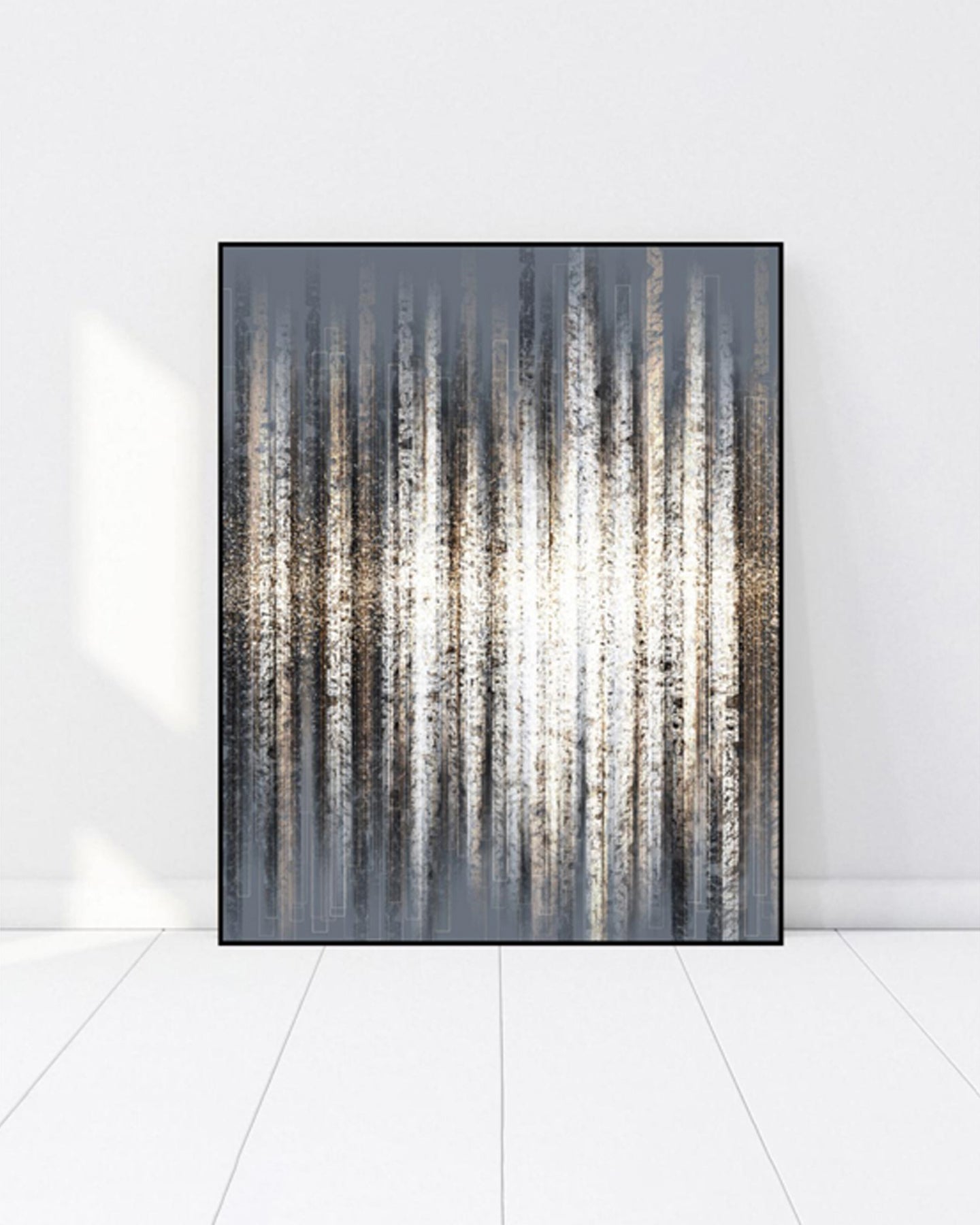 Echoes of Light 3D Abstract Oil Painting