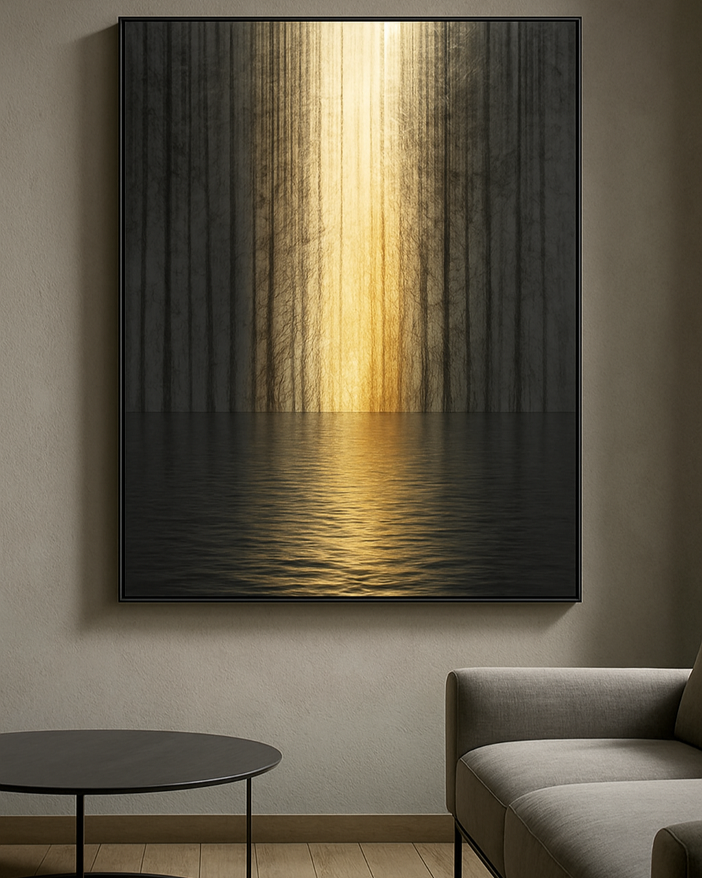 Sanctum of Light 3D Abstract Oil Painting