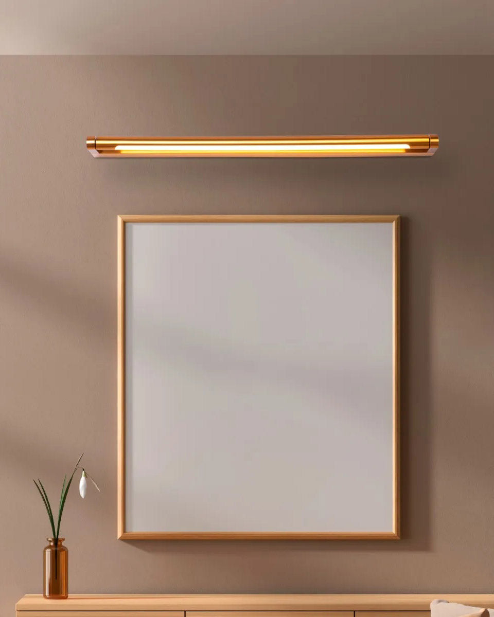 Linear LED Wirror Wall Light - Gold