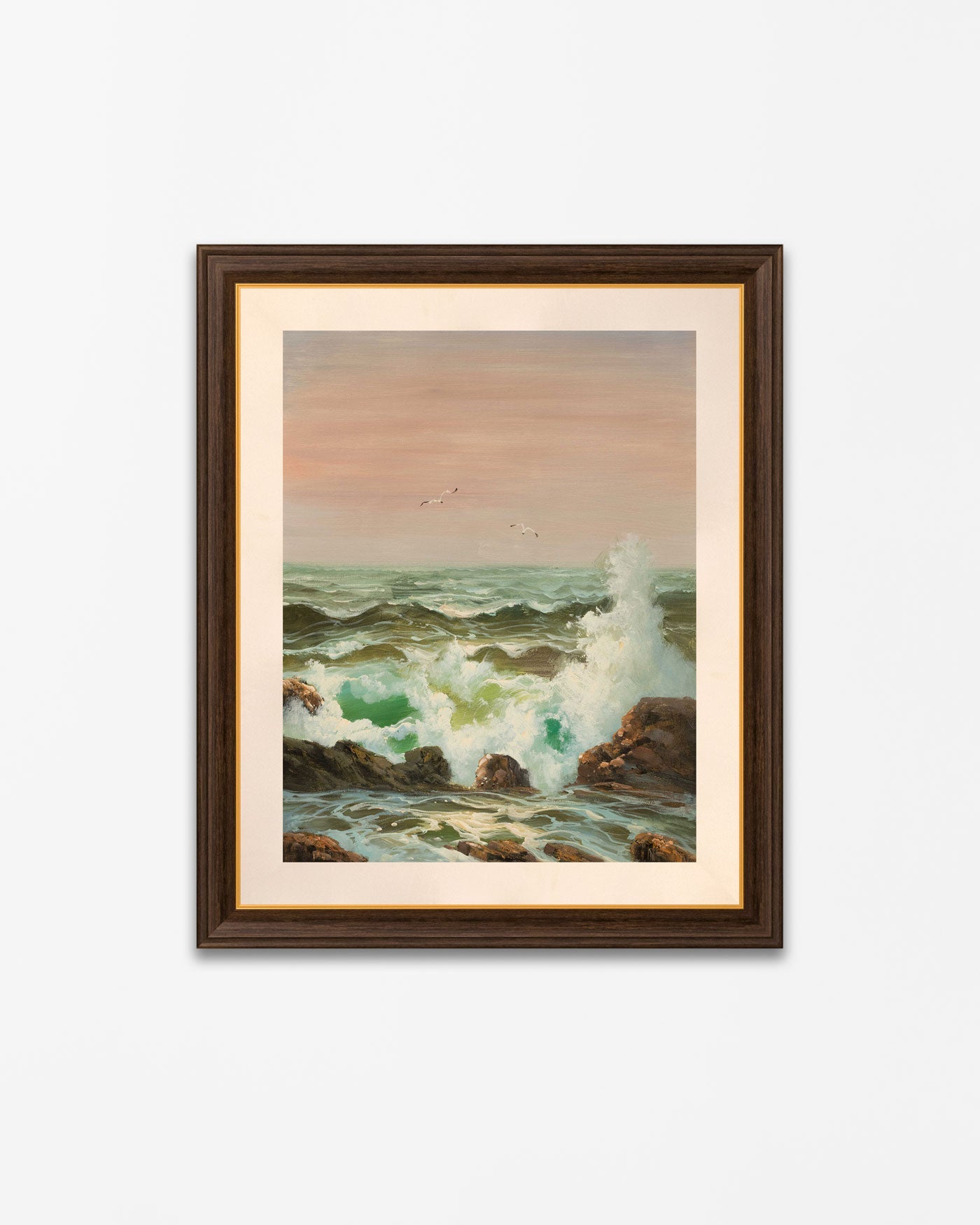 "Ocean Waves" Handmade Oil Painting 20"x24"