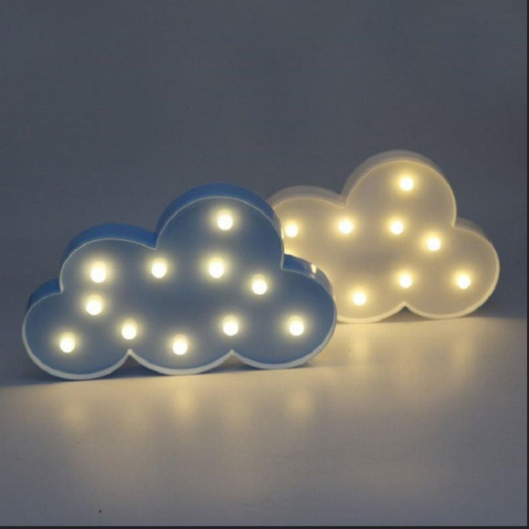 VibeCloud: Marquee LED Cloud Light with Warm White Glow for Home & Festive D‚àö¬©cor