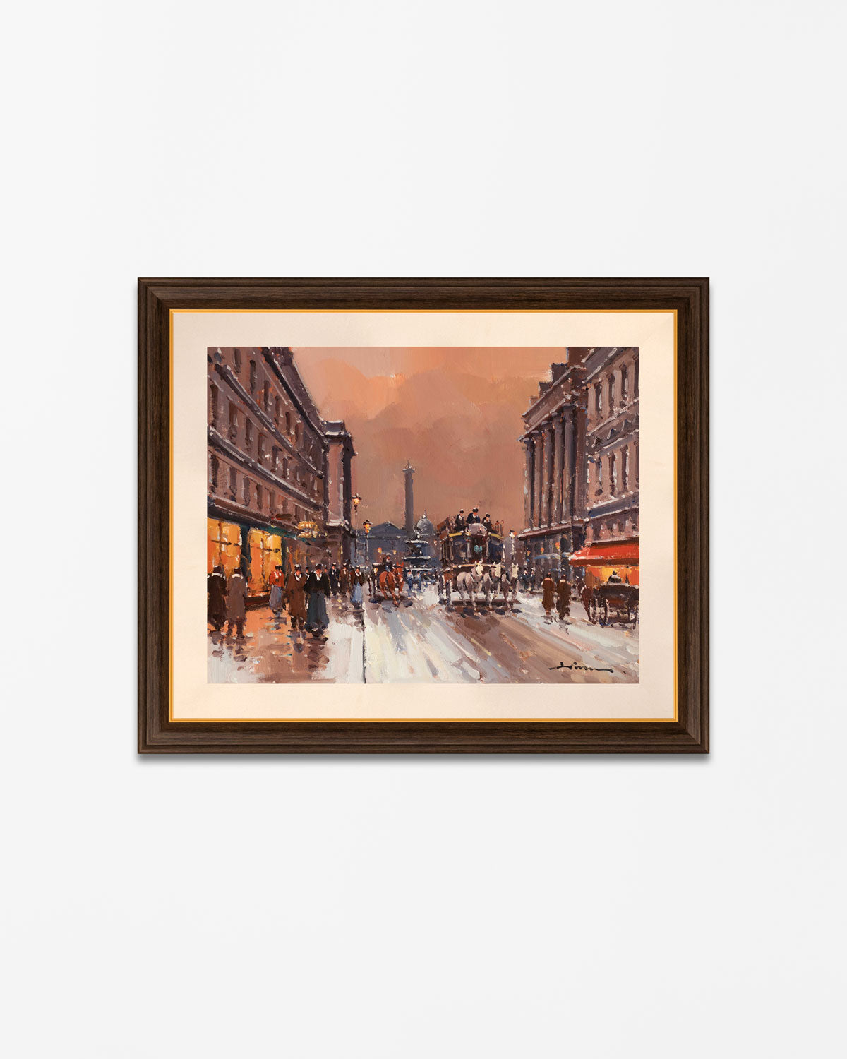 'A Parisian Evening' Handmade Oil Painting 20"x24"