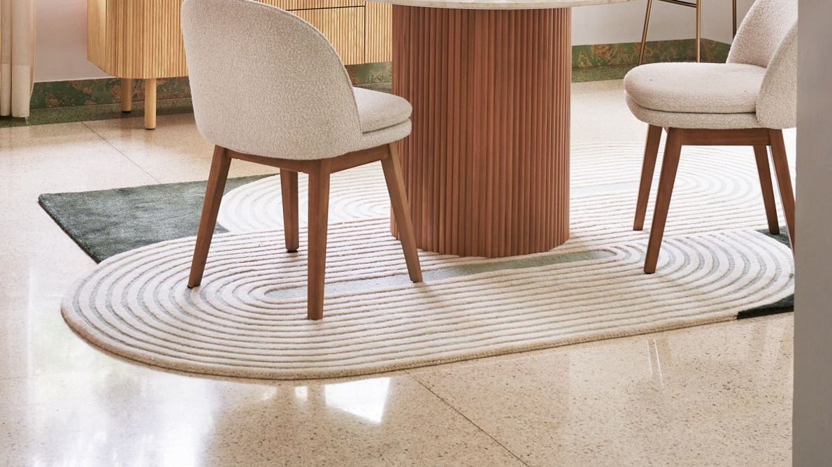 Lazo woolen and silk Hand Tufted Carpet