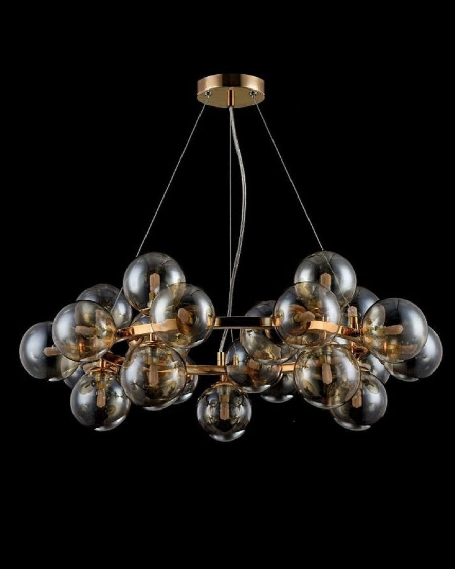 Aurora Globe Cluster Chandelier