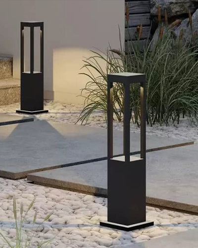 Modern Square Frame LED Outdoor Light - Big