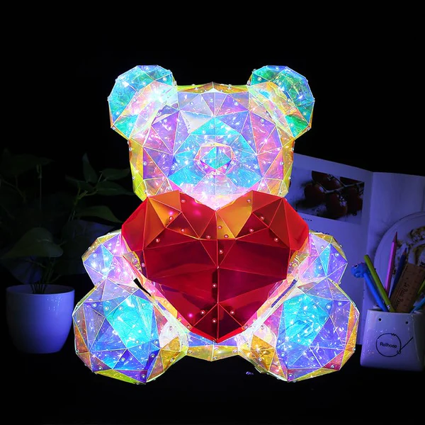 EverLove: LED Love Bear Night Light with Glowing Heart ‚Äö√Ñ√¨ Perfect Gift for Anniversary, Birthday & Room D‚àö¬©cor