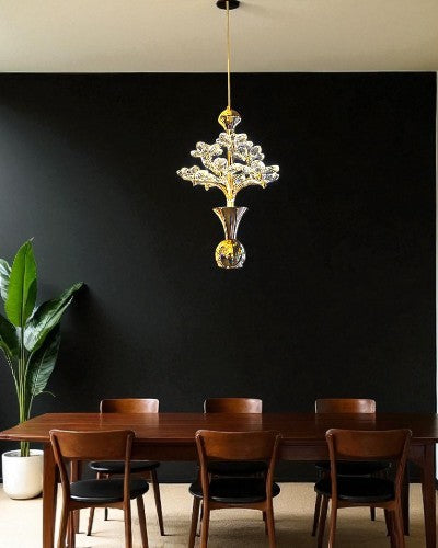 Crystal Blossom Pendant Light