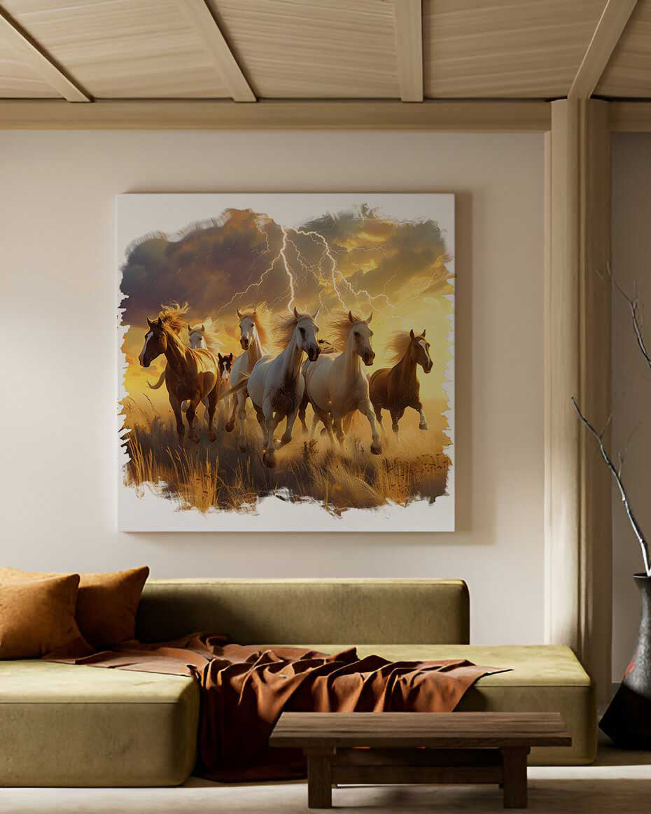 Pragati Path' Path Of Growth Vastu Wall Art Print- 24" x 24"