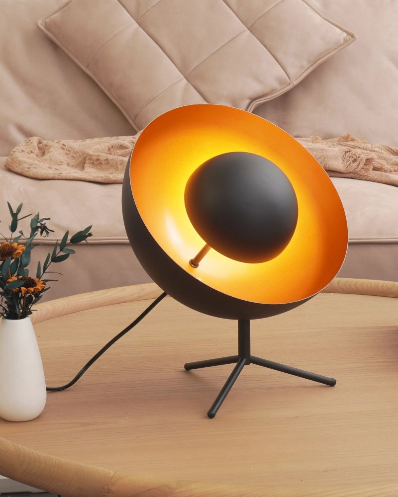"Solar Flare" Tripod Table Lamp