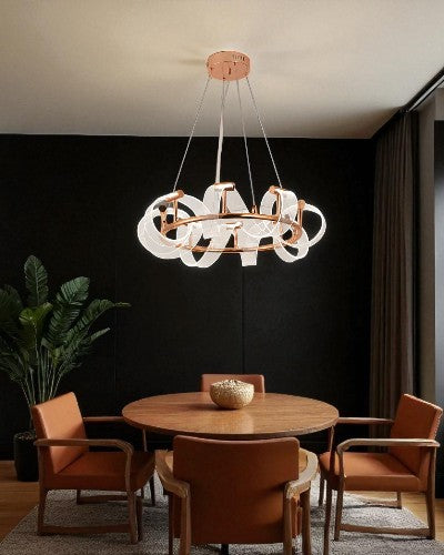 Aurora Twist LED Chandelier