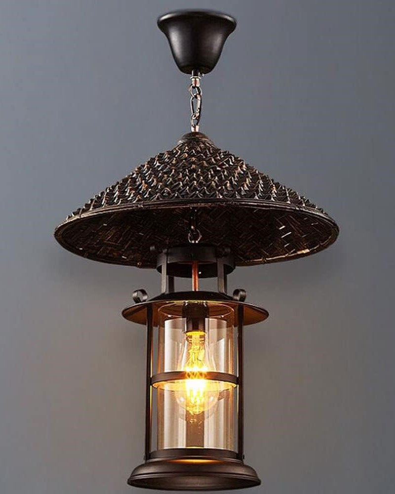 Rustic Lantern Pendant Light