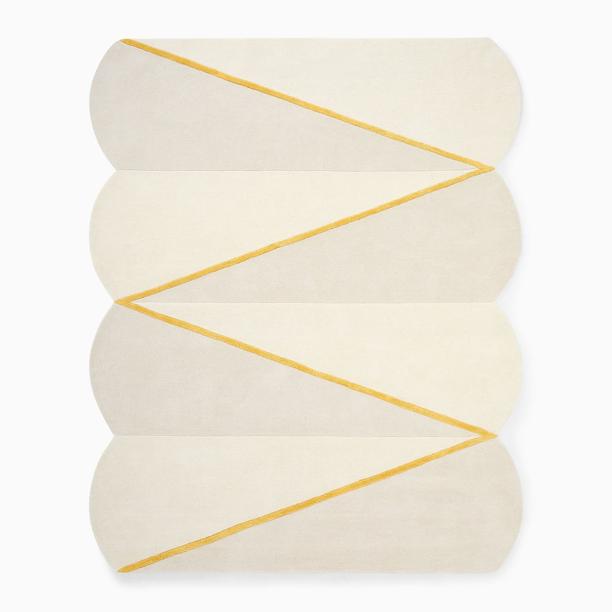 Mawja woolen and silk Hand Tufted Carpet