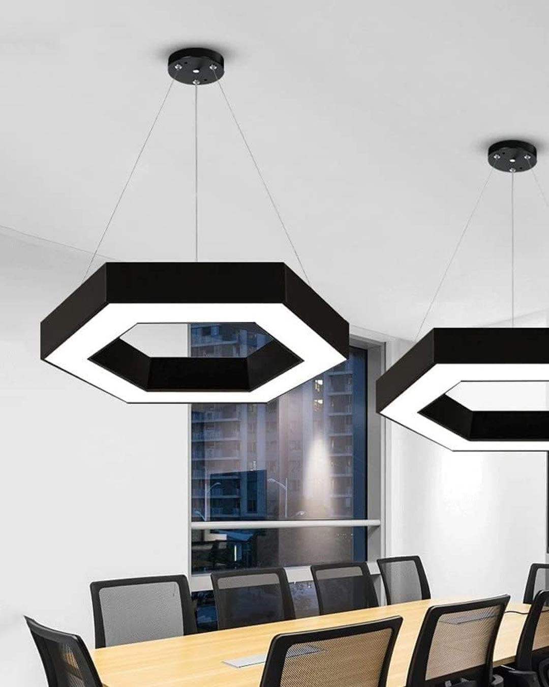 Modern Hex LED Pendant Light