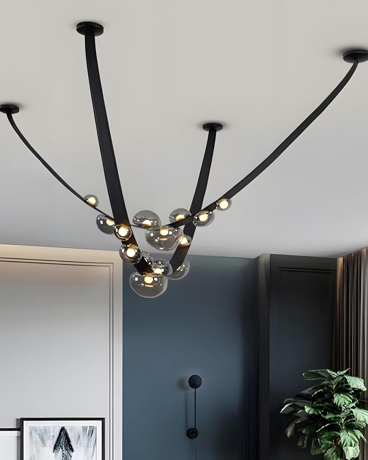 Modern Galactic Belt LED Chandelier