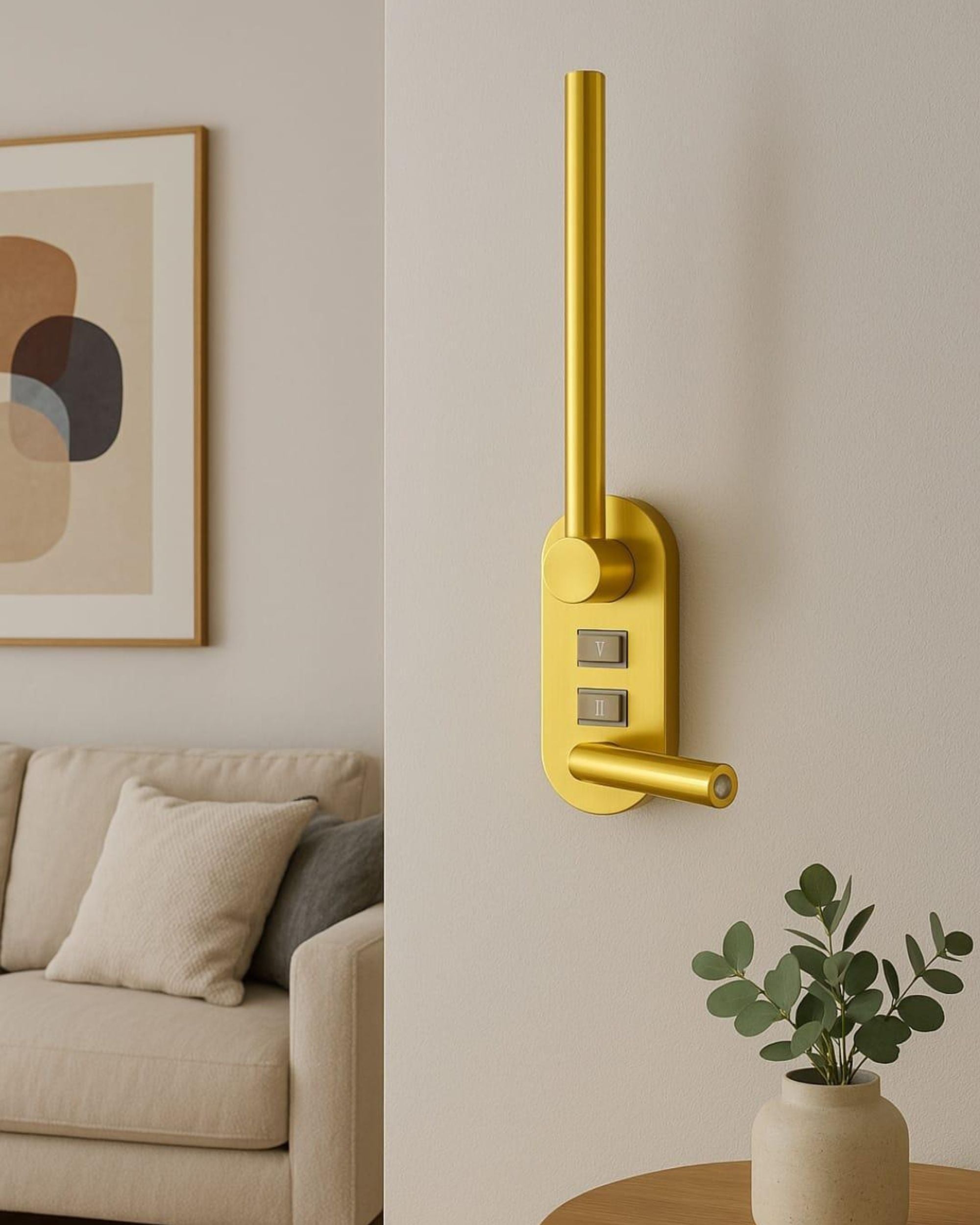 Modern Gold Dual-Mode Wall Light