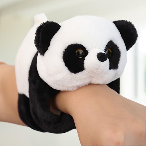 SnugBoo: Cute Panda Slap Bracelet, Soft Cuddly Wrist Hug Toy for Kids & Cute Aesthetics, Perfect Gift for Birthdays, Christmas & Surprise Gifts