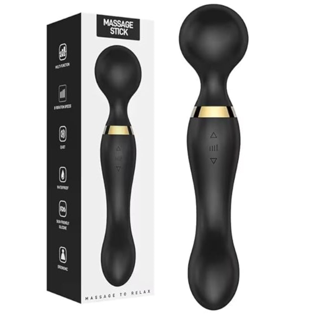 Vellura: Electric Full Body Massager Wand with Dual Heads & 10 Vibration Modes ‚Äö√Ñ√¨ Handheld Deep Tissue Relief for Neck, Back & Shoulder Pain