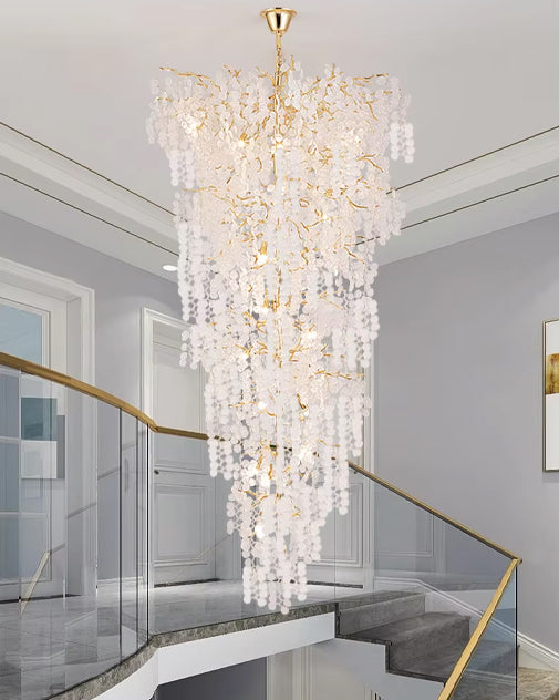 Wisteria Frost Cascade Chandelier - 200 CM