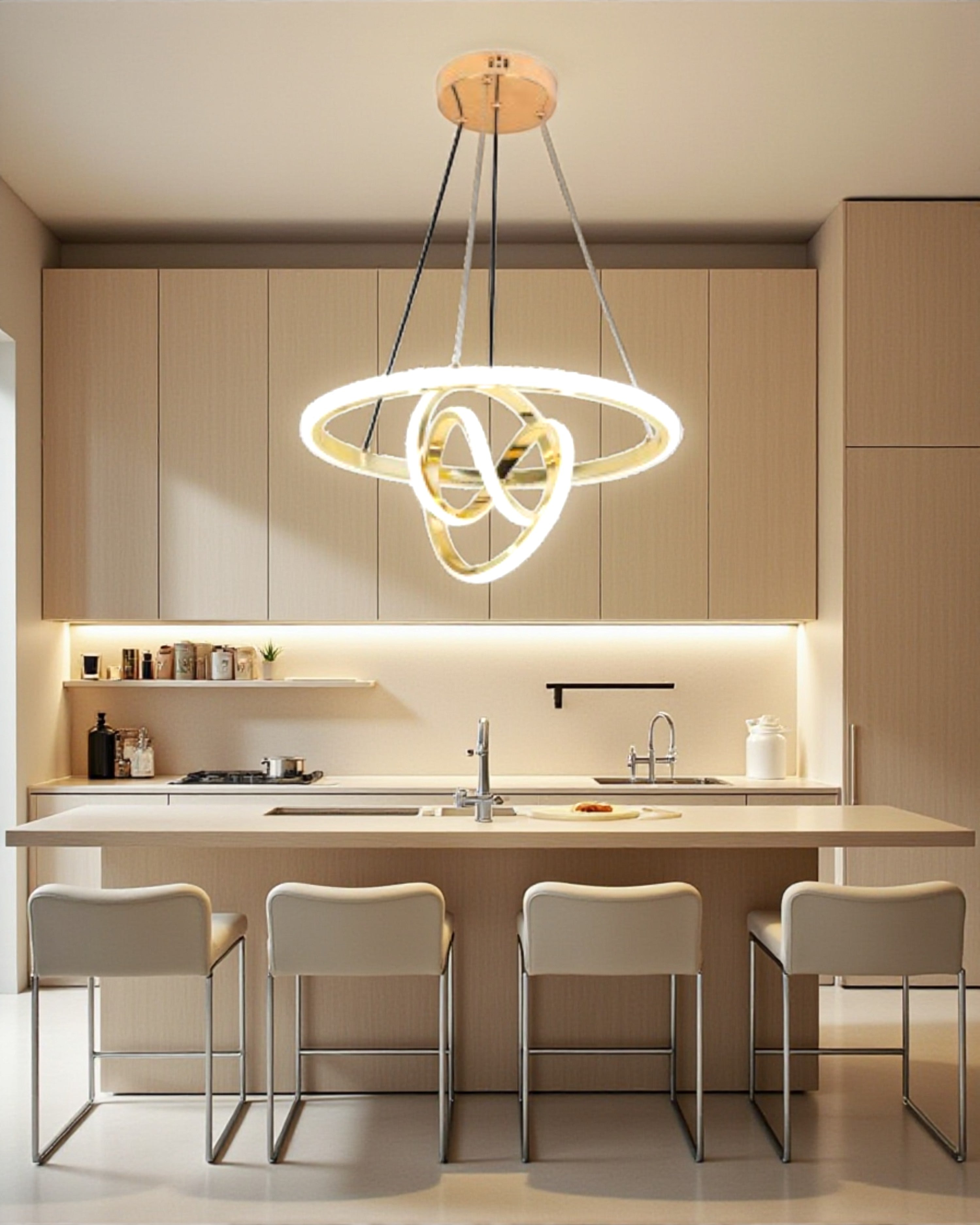 Infinity Ring LED Chandelier