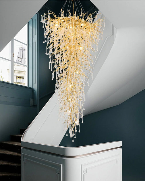 Aurora Crystal Vine Chandelier