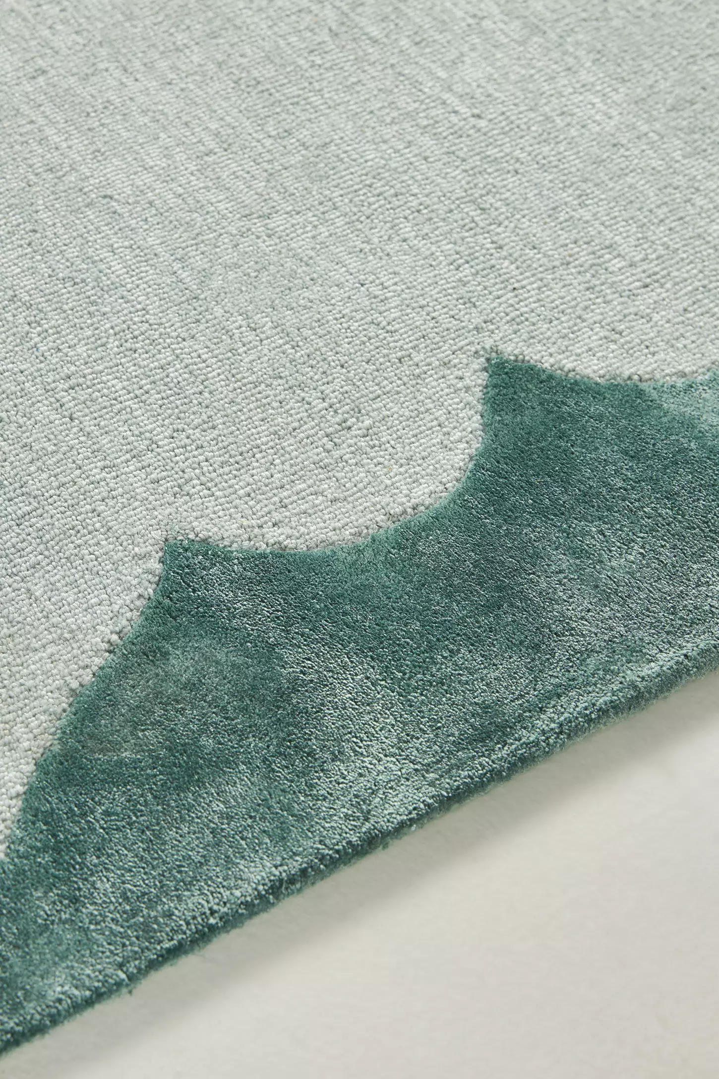 Frame woolen and silk Hand Tufted Carpet