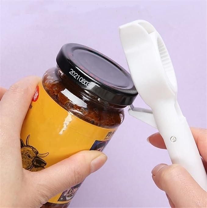 TwistEase: Cute 4-in-1 Multi-Opener for Bottles, Cans & Jars ‚Äö√Ñ√¨ Easy Grip & Finger Protection Kitchen Tool