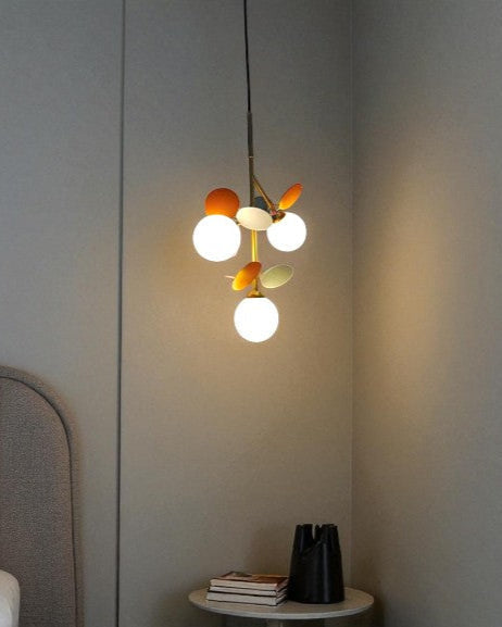 Citrus Bloom Cluster Pendant Light - 3 Blub