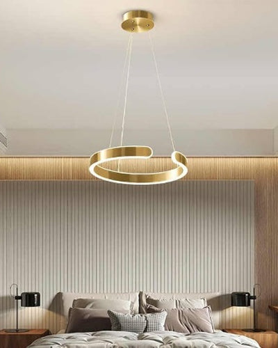 Eclipse Curve Chandelier