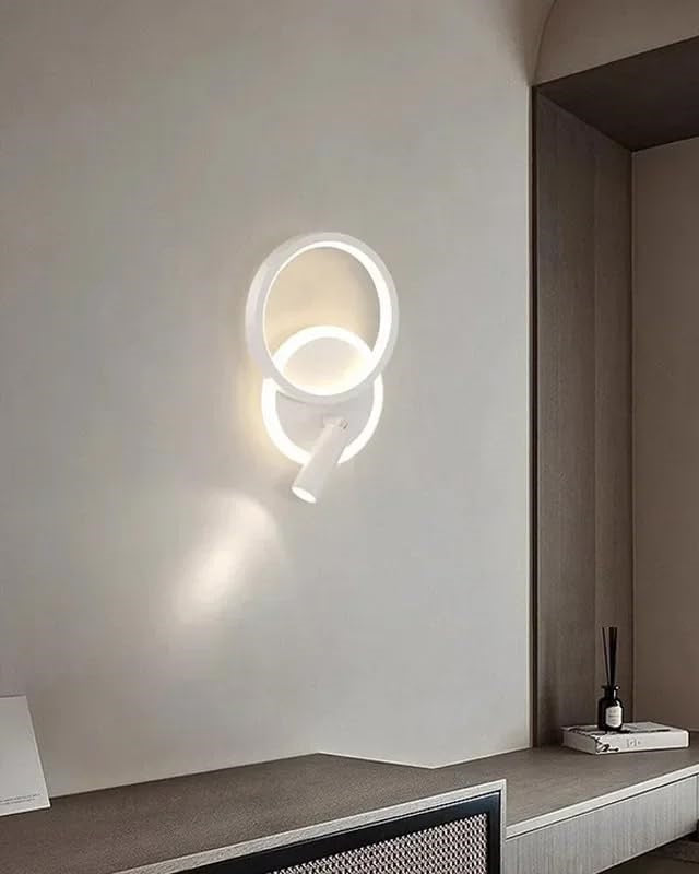 Round LED Spot Wall LIght - White