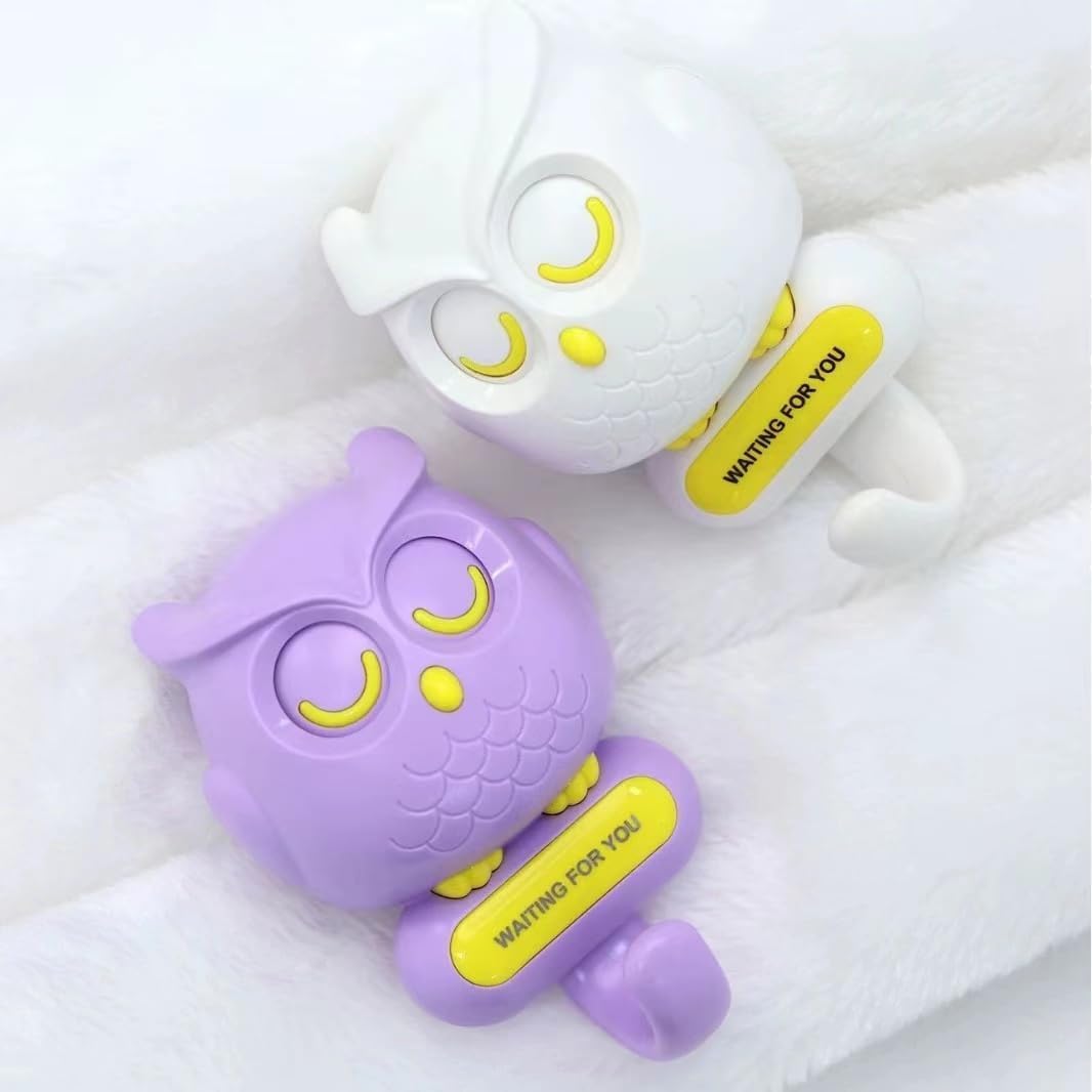 Kowl: Owl-Shaped Wall Hook with Blinking Eyes & Self-Adhesive Design for Keys, Bags & Home D‚àö¬©cor