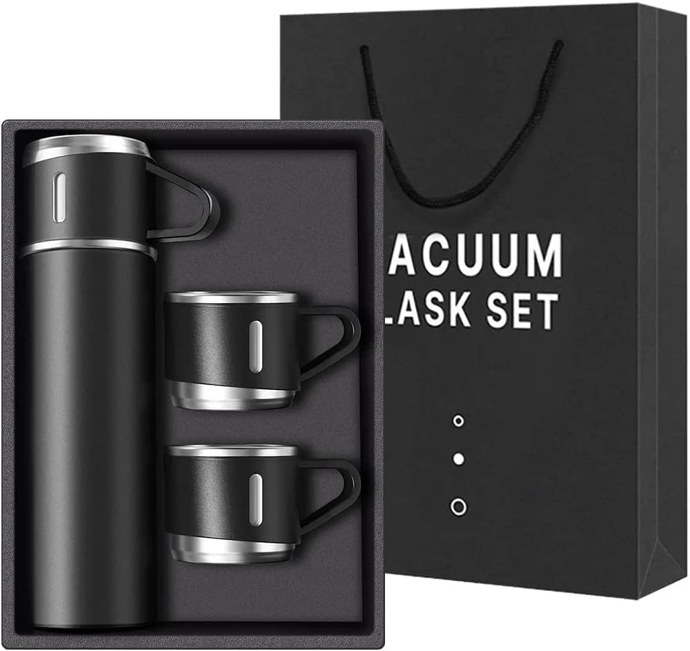 ThermoGift: 500ml Stainless Steel Vacuum Flask Gift Set with Insulated Cup ‚Äö√Ñ√¨ Perfect for Corporate & Festive Gifting