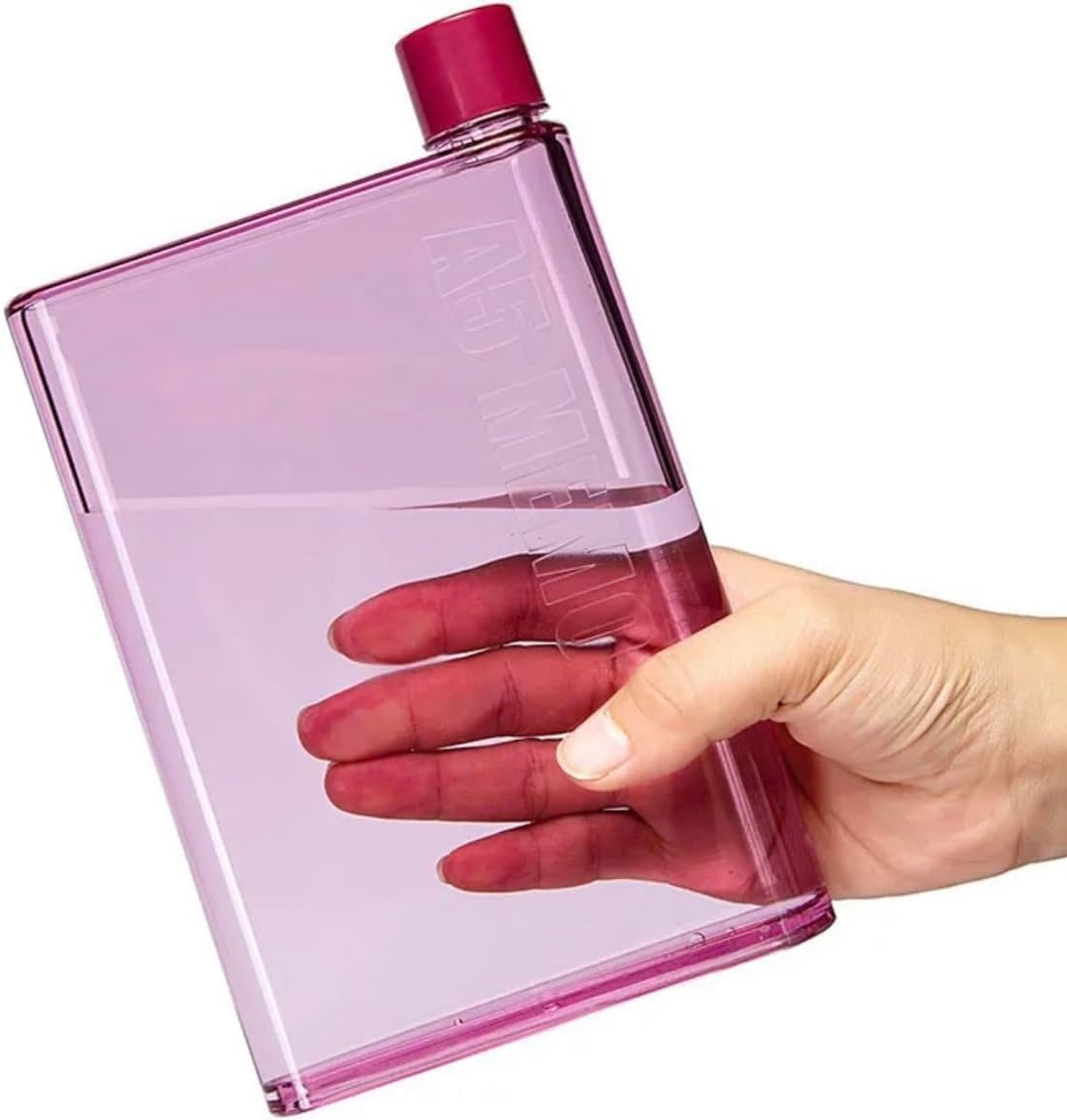 SlimSip: Ultra-Slim A5 Memo Bottle (420ml) ‚Äö√Ñ√¨ BPA-Free Flat Water Bottle for Easy Carry in Bags & Backpacks