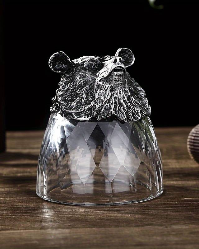 Bear Animal Head Shot Glass
