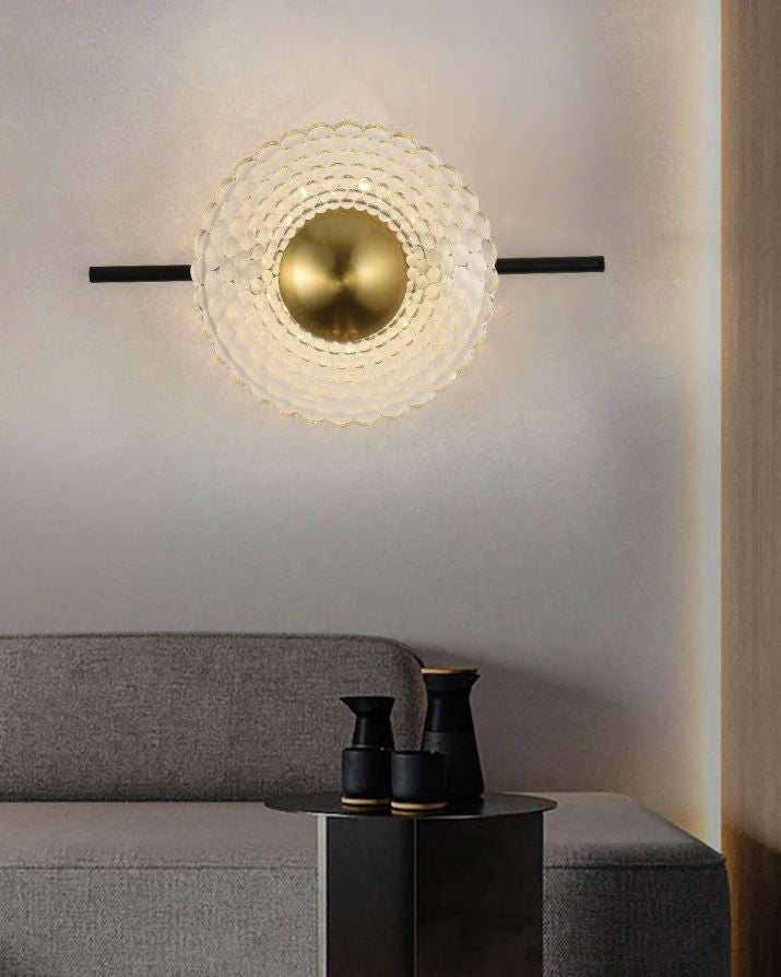 Luminous Orbit LED Wall Light - Clear