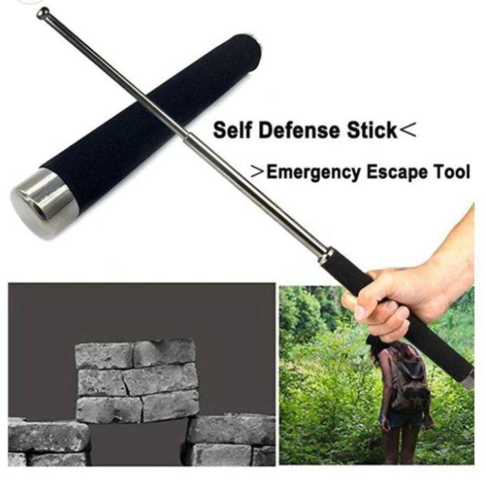 Sotti: Expandable Telescopic Self-Defense Stick with Durable Stainless Steel Build & Non-Slip Grip for Safety & Training