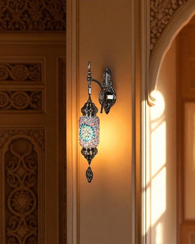 Mosaic Glass Turkish Wall Light