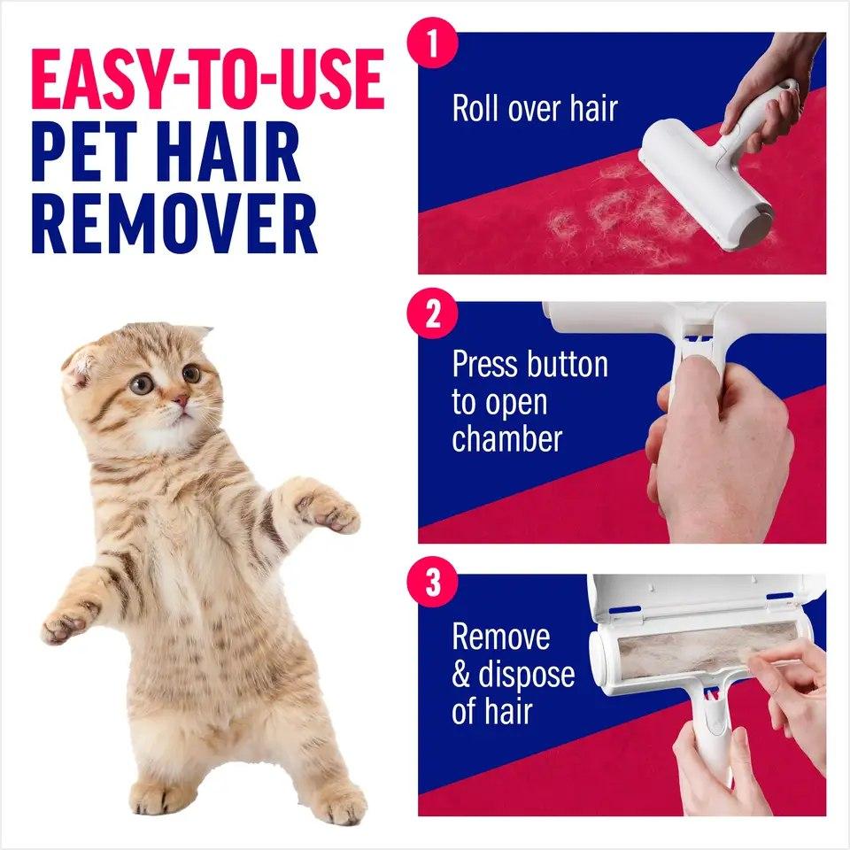 Whiz: Reusable Pet Hair Cleaner for Effortless Fur Removal from Clothes, Furniture, Carpets & More