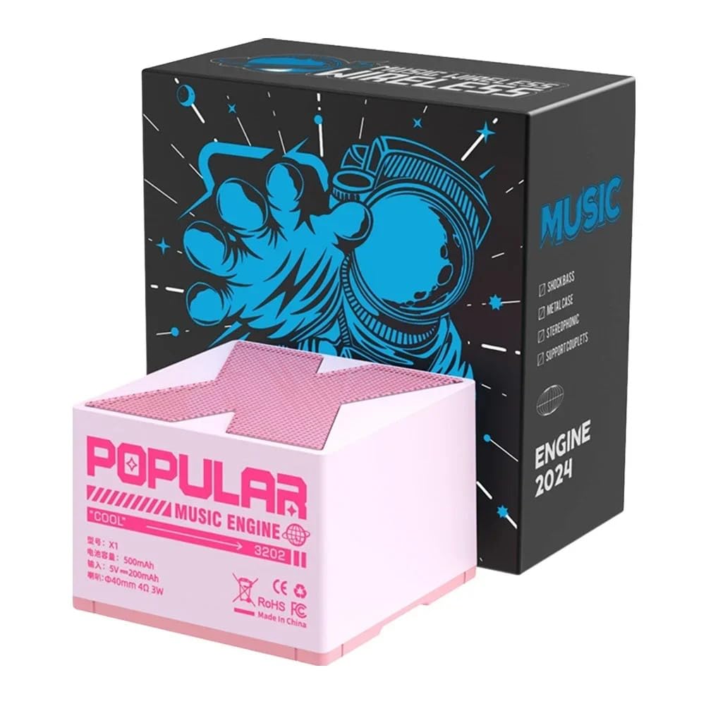 Poppi: Ultra-Compact 5W Portable Bluetooth Speaker ‚Äö√Ñ√¨ Lightweight Wireless Speaker with Punchy, Loud & Clear Sound, USB Type-C Charging & Stylish Design