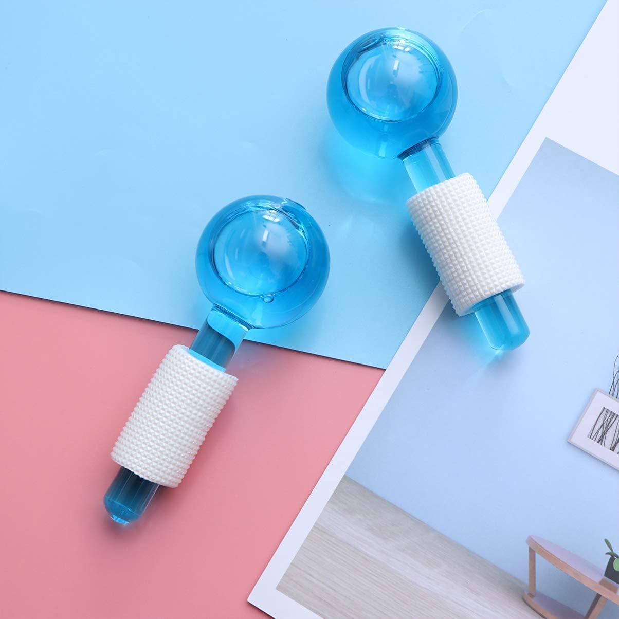 CoolPods: Ice Globes for Facial Massage & Skin Care ‚Äö√Ñ√¨ Soothing Cryotherapy Rollers for Puffiness, Wrinkles & Eye Circles