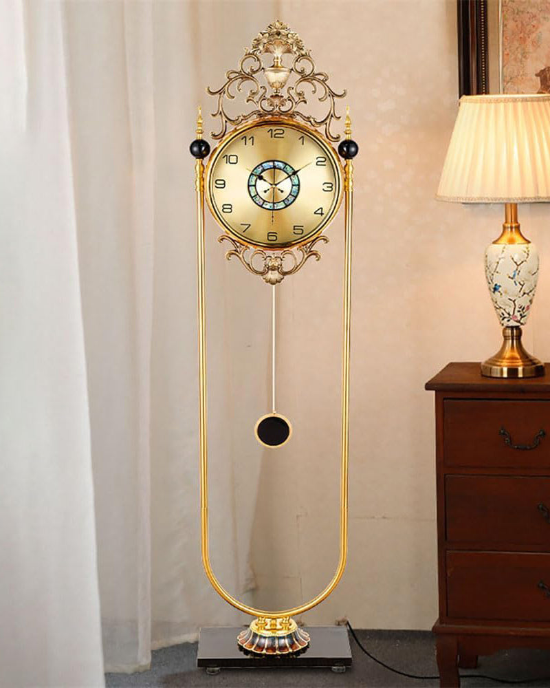 'Solstice Swing' Floor Clock with Pendulum