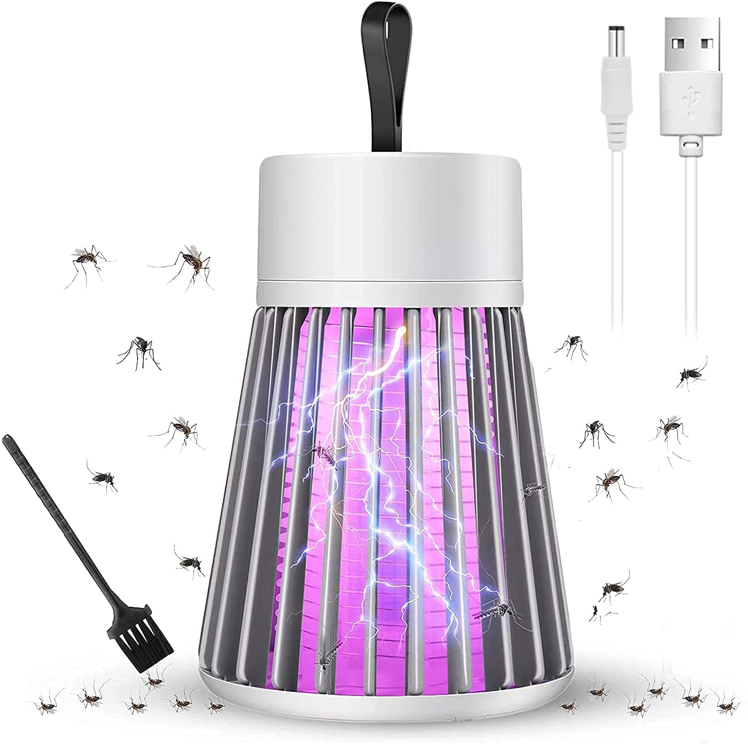 BugShield: USB-Powered Mosquito Killer Lamp with UV LED ‚Äö√Ñ√¨ Safe & Silent Indoor Zapper for Bedrooms, Living Rooms, Patios & Outdoor Protection