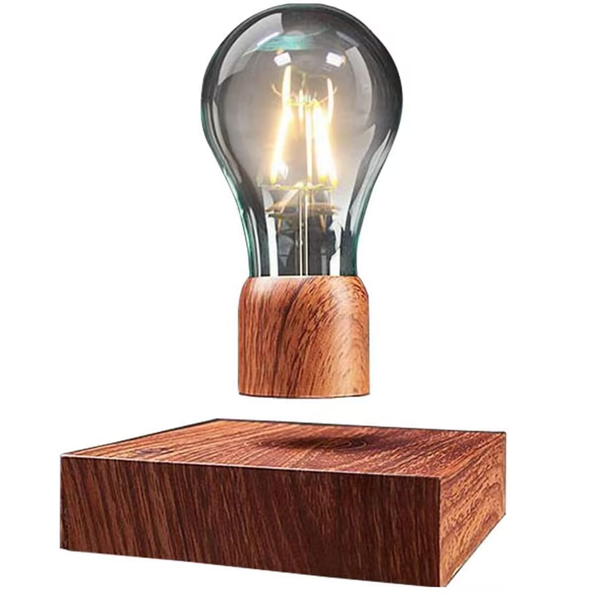 Volta: Magnetic Levitating Lightbulb with Rotating LED Glow for Home, Office & Unique D‚àö¬©cor